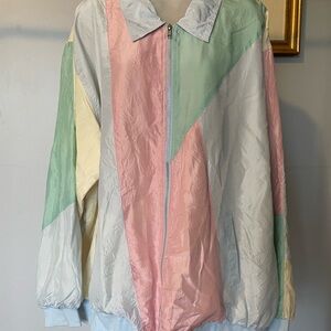 Vintage Blair Retro Silk Bomber Jacket Lightweight